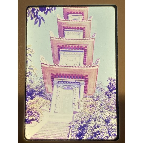 Vtg 1966 Asian Chinese Parade Dragon Dance Architecture Lot of 11 35mm Slides - Picture 7 of 11